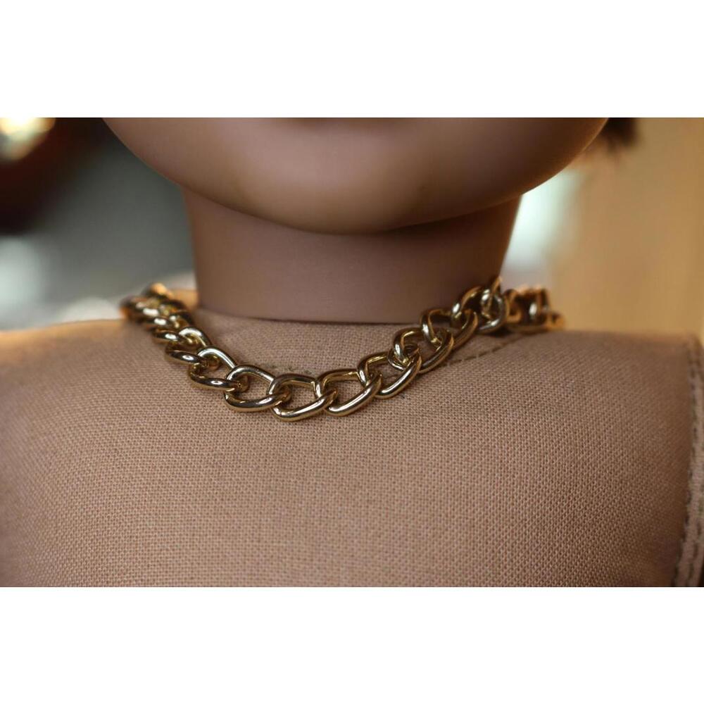 18 Inch Doll Golden Chain Necklace